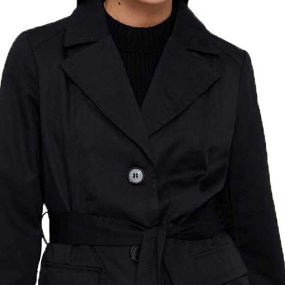 Vero Moda Eva Abby 3/4 Trenchcoat Noos Jacket Size MEDIUM WORN 2 TIMES! - Picture 3 of 16